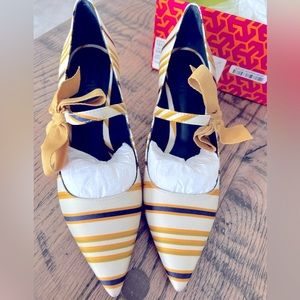 Tory Burch Marlin Combo Kitten Heel